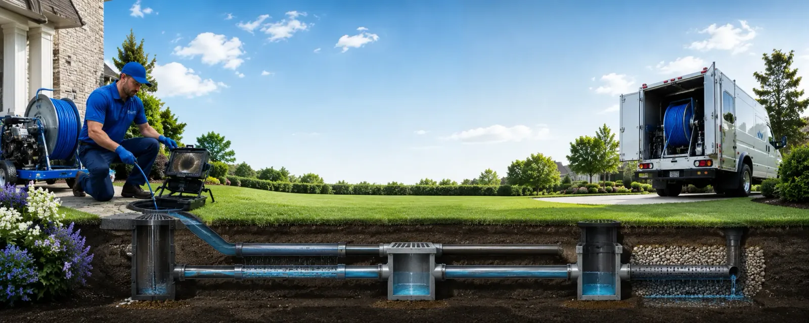 Outdoor drain cleaning information for Kilbourne, IL